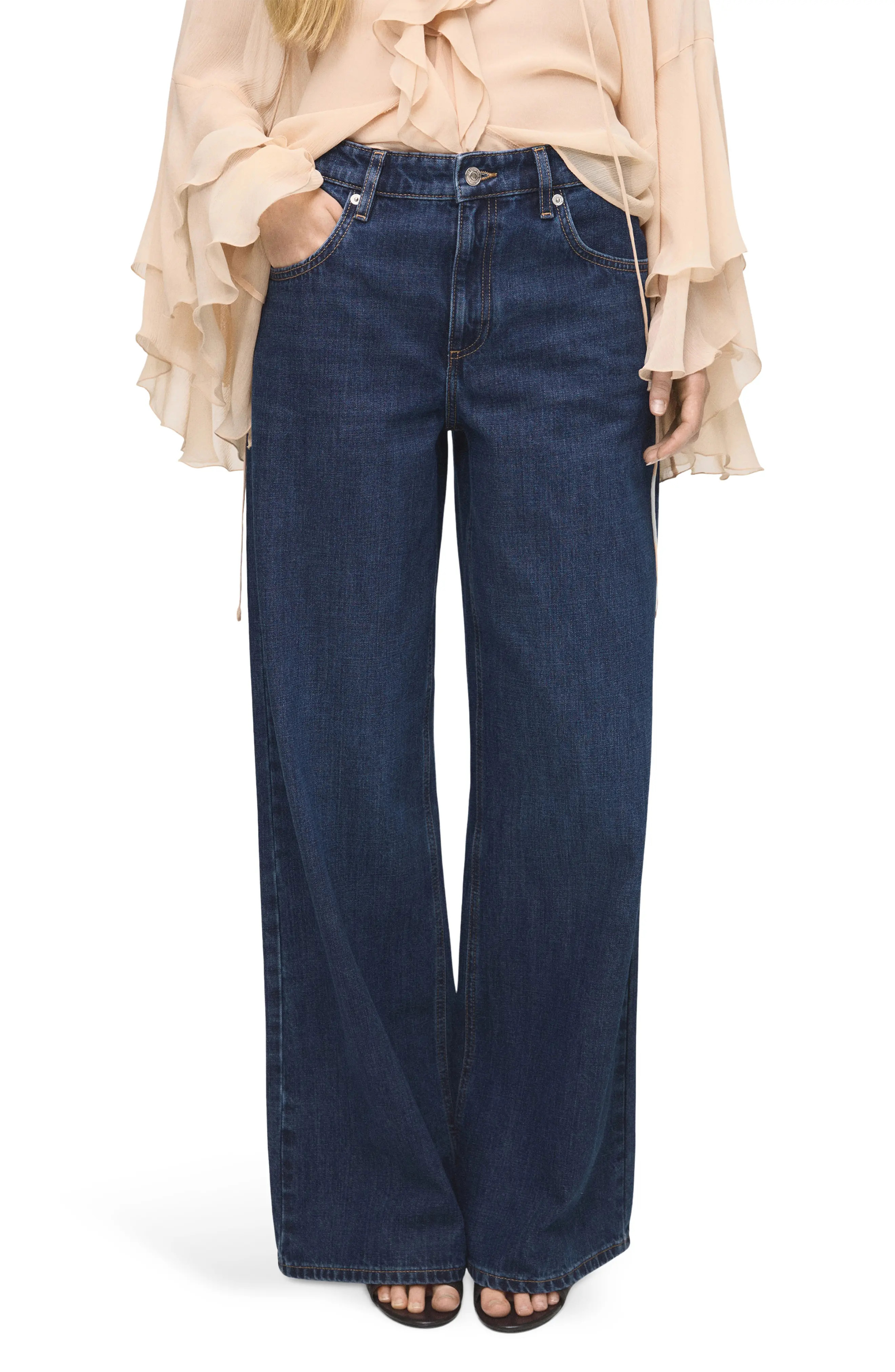 Low Rise Wide Leg Jeans (Women) | Nordstrom | Nordstrom