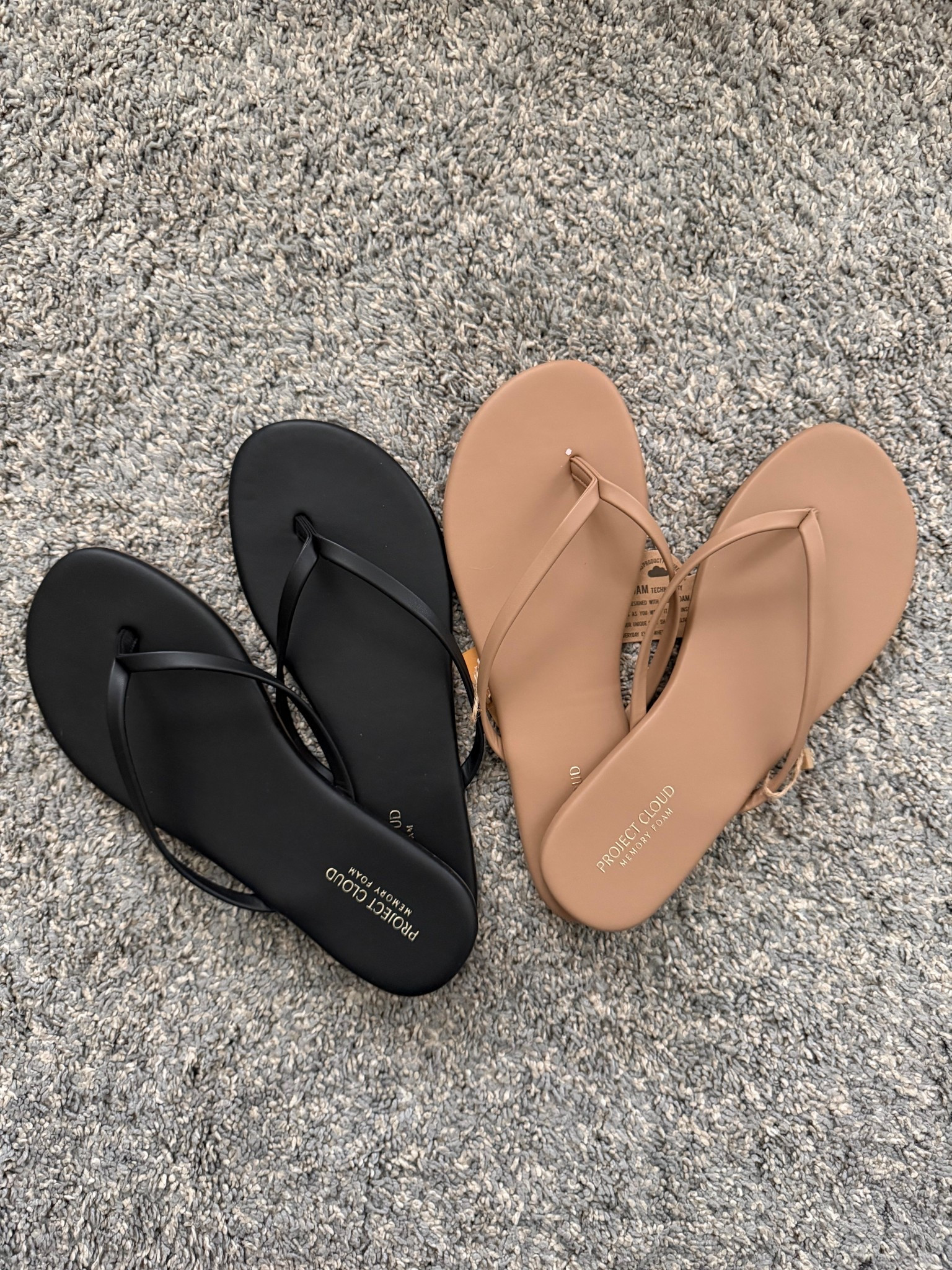 Very comfortable base (has a memory foam cushion) and the thong is a soft faux leather. They are a little on the narrow side so just be aware!

#LTKSeasonal