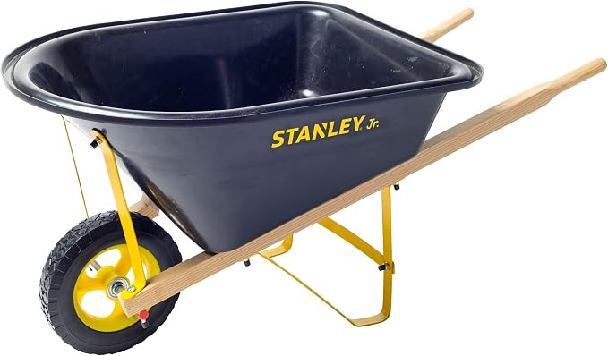 Red Toolbox Stanley Jr. Kids Wheelbarrow: Hands-On Gardening Fun for Little Ones, Ages 3 and Up | Amazon (US)