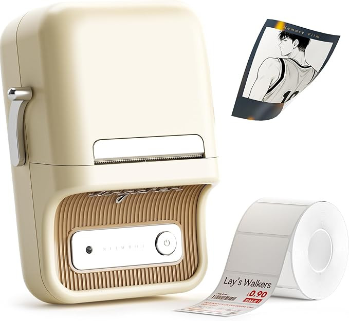 NIIMBOT B21 Pro Sticker Printer, 300DPI, Fun APP, Portable Inkless Label Printer, Bluetooth Stick... | Amazon (US)