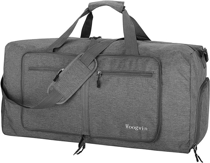 Woogwin Travel Duffel Bag Large Foldable Waterproof Overnight Bag for Beach Swim Bags Pool Sports... | Amazon (US)