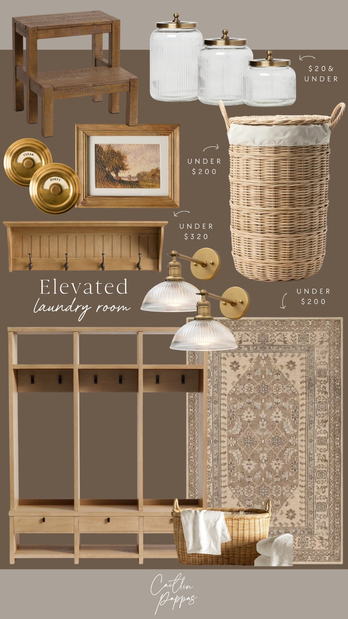 Elevated & neutral laundry room finds! If I was refreshing our laundry room, here’s where I’d start 🤎🙌🏻

#LTKHome