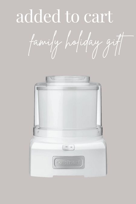 Holiday gift / gift guide / family gift / gift giving / ice cream maker 

#LTKfamily #LTKGiftGuide #LTKHoliday