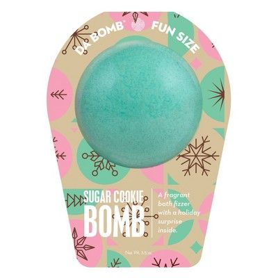 Da Bomb Bath Fizzers Sugar Cookie Fun Size Bath Bomb - 3.5oz | Target