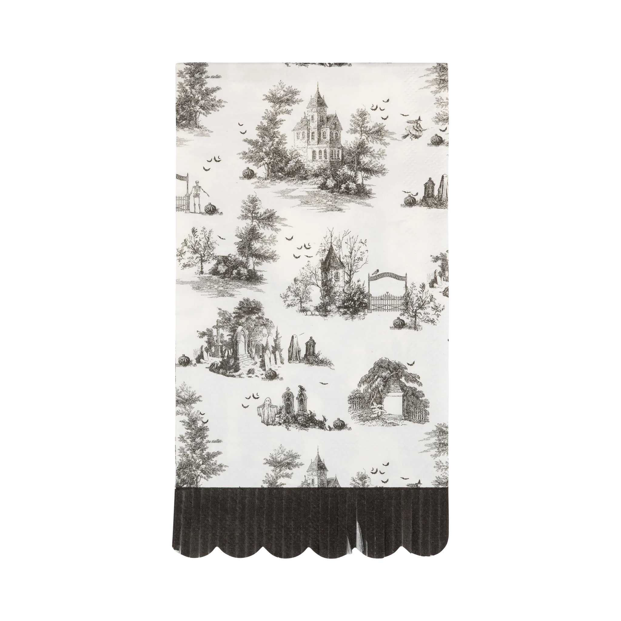 Halloween Toile Dinner Napkin | My Mind's Eye