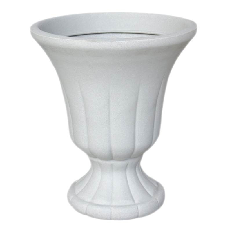 Sandstone Modern Outdoor Urn, 18" | At Home