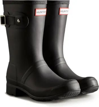 Hunter Original Tour Short Packable Waterproof Rain Boot | Nordstrom | Nordstrom