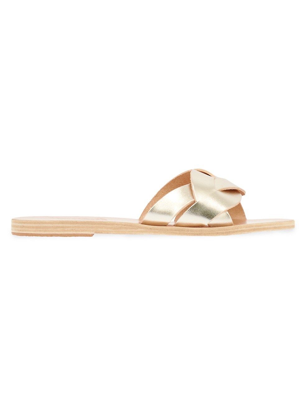 Ancient Greek Sandals Arachne Leather Slide Sandals | Saks Fifth Avenue