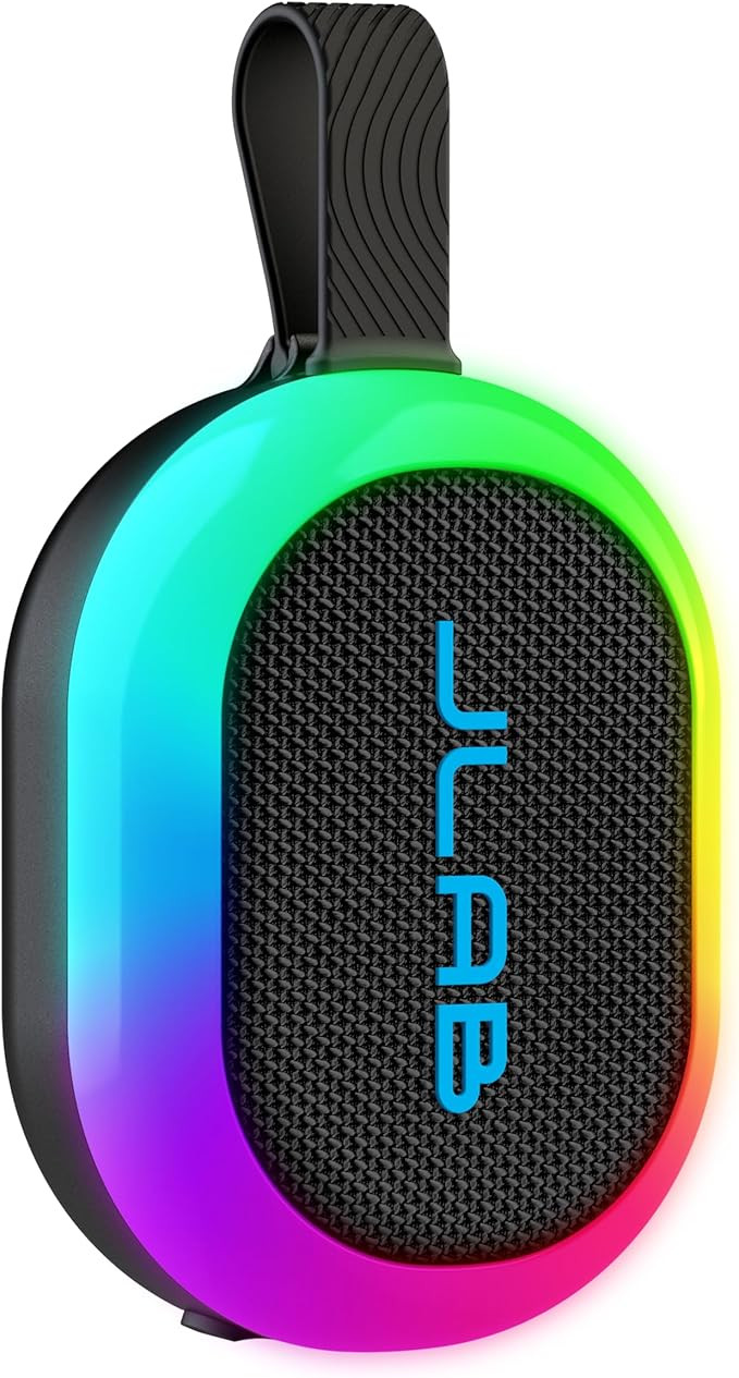 JLab Pop Party Portable Bluetooth Speaker, Black, 8+ Hours of Playtime, IP55 Waterproofing, Detac... | Amazon (US)
