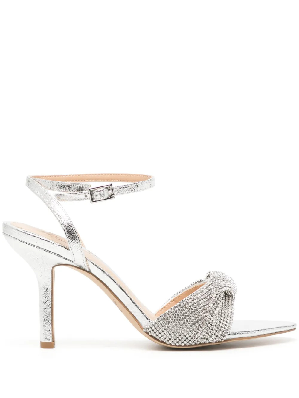 April 85mm metallic leather sandals | Farfetch Global