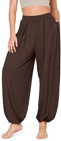 ODODOS Women's Wide Leg Pants with Pockets Lightweight Loose Draped Casual Palazzo Lounge Pajama ... | Amazon (US)