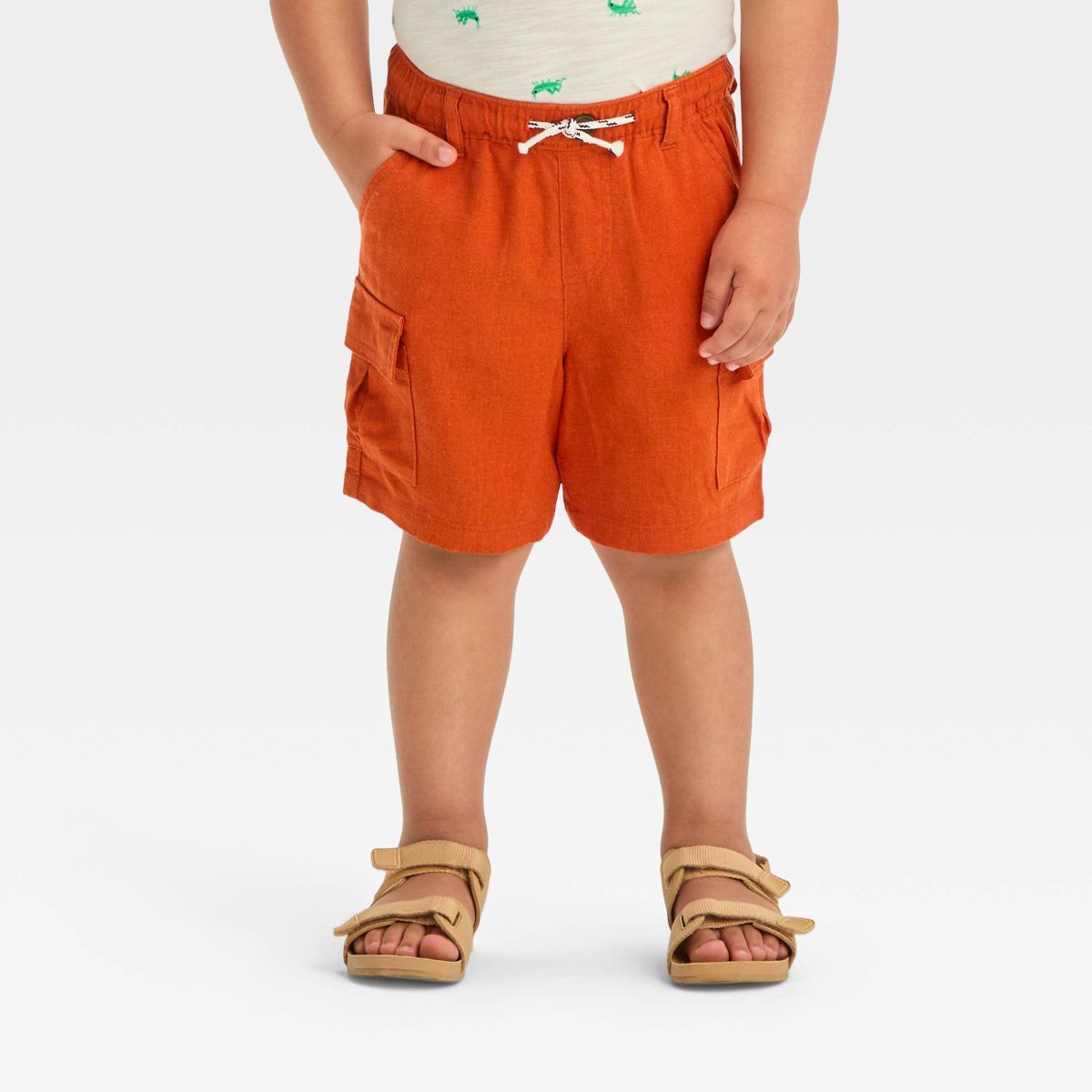 Toddler Boys' Pull-On Woven Cargo At Knee Shorts - Cat & Jack™ | Target