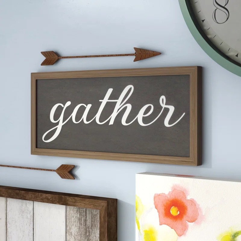 Gather Galvanized Metal Wall Décor | Wayfair North America
