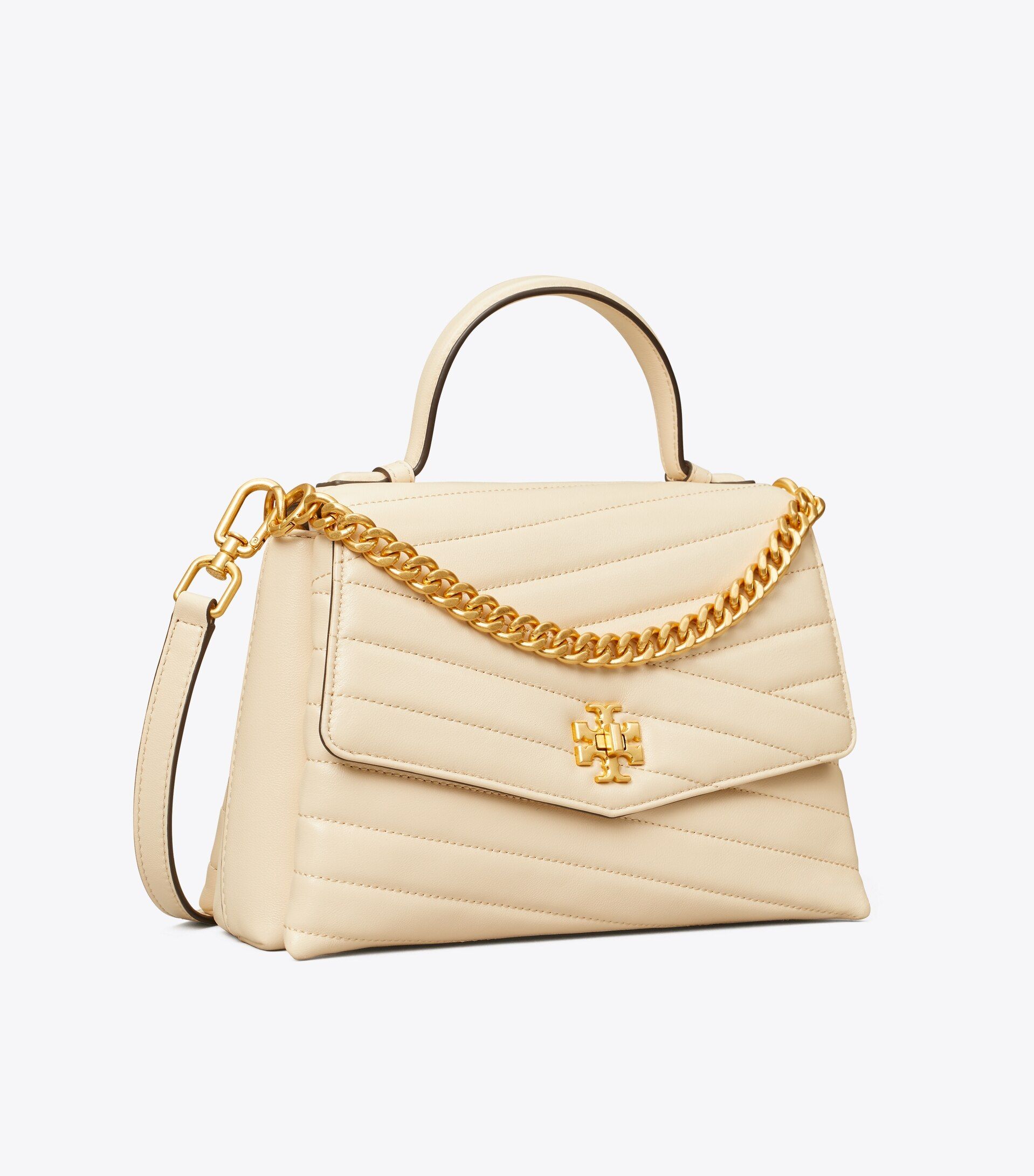 Kira Chevron Top-Handle Satchel | Tory Burch (US)