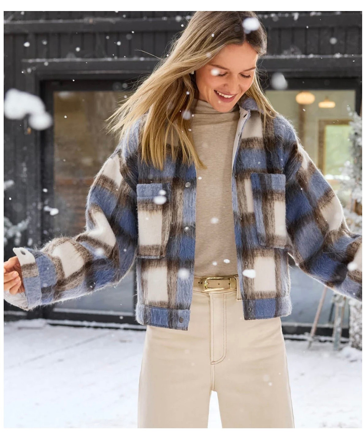 Cute plaid jacket to get or give.  Holiday gifts for her, winter outfit 

#LTKMidsize #LTKGiftGuide #LTKSeasonal