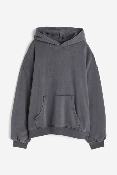 Oversized Washed-look Hoodie | H&M (US + CA)