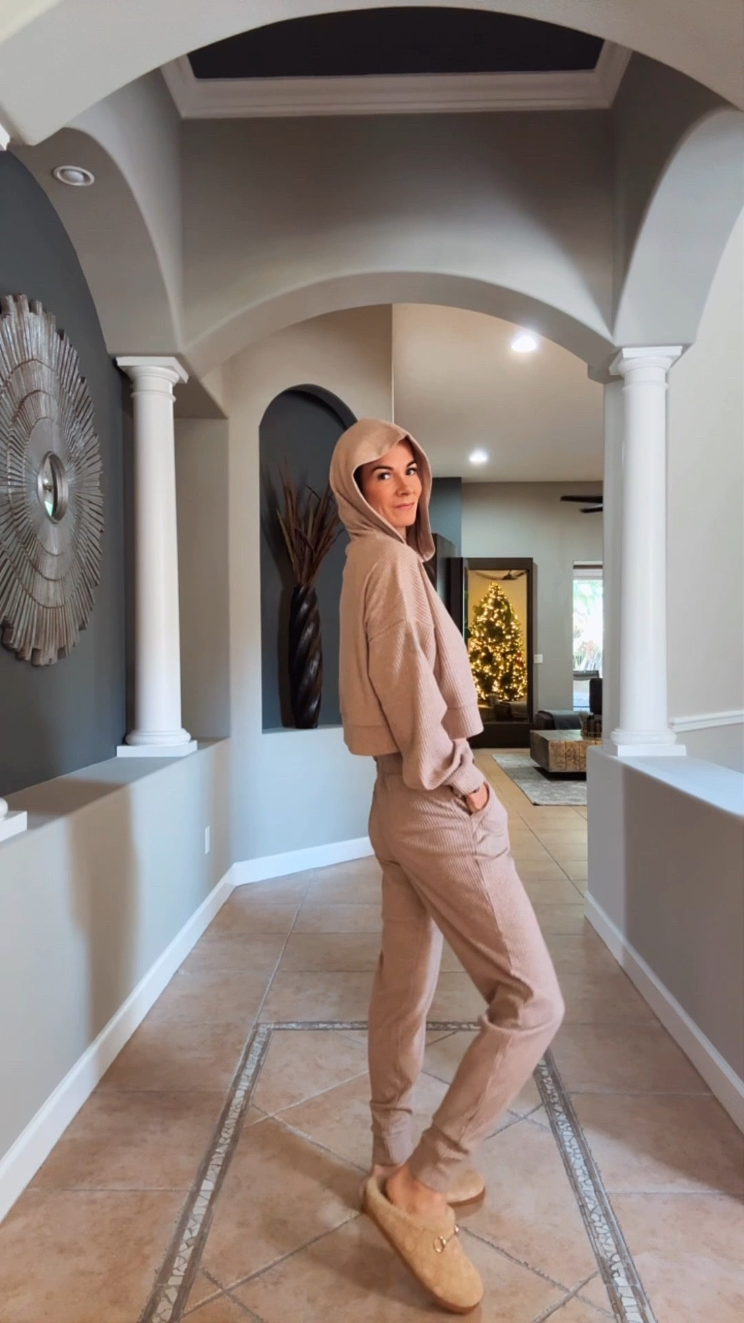 Neutral sets + cozy slippers = my kind of uniform 🤍
Soft, comfy, and effortlessly pulled together… because loungewear should still serve a look. This is one of those sets you’ll reach for on repeat — errands, coffee runs, couch time, all of it.

Proof that comfy doesn’t have to be boring.
Wearing XXS pants XS hoodie

#NicoleColeeStyle #CozyChic #NeutralStyle #LoungewearLooks #EverydayUniform #EffortlessStyle #CasualChic #FashionOver40 #StyledComfort #LTKStyle #LTKFinds #WeekendWear #ElevatedBasics #nicolecolee #alo #alopartner #fashionblogger 



#LTKGiftGuide #LTKootd #LTKHoliday