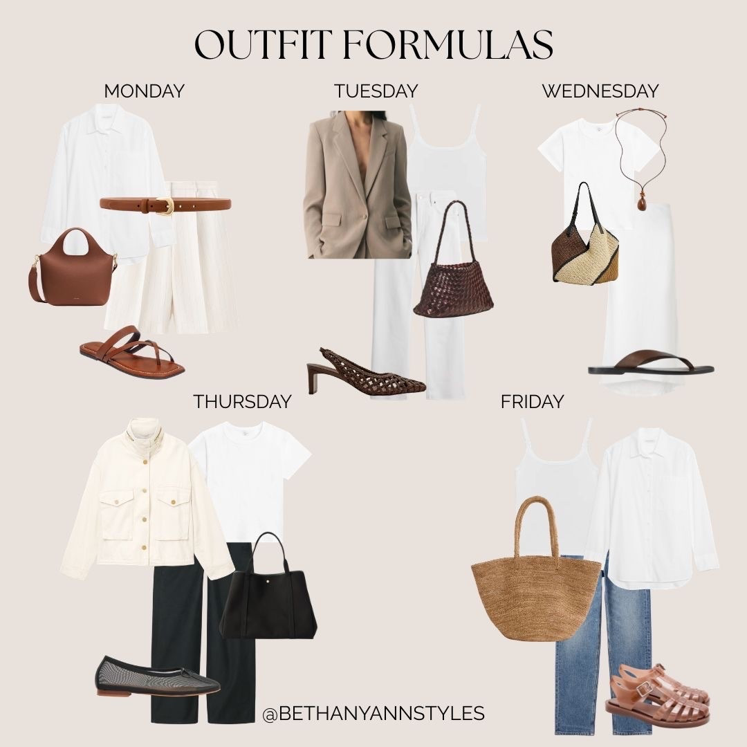 Week 18 of 2026 outfit formulas—effortless combinations designed to make getting dressed simple, confident, and stress-free for the week ahead. #LTKgrwm #LTKootd