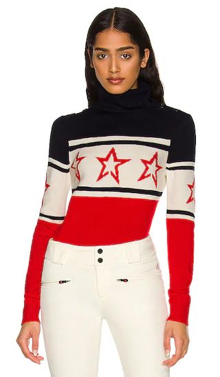 Chopper Sweater in Red & Navy | Revolve Clothing (Global)