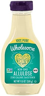 Wholesome Sweeteners 11.5-Ounce Allulose, Zero Calorie Sweetener, Keto Friendly, Non GMO, Non-Ery... | Amazon (US)
