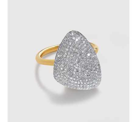 Nura Teardrop Diamond Ring | Monica Vinader (US)