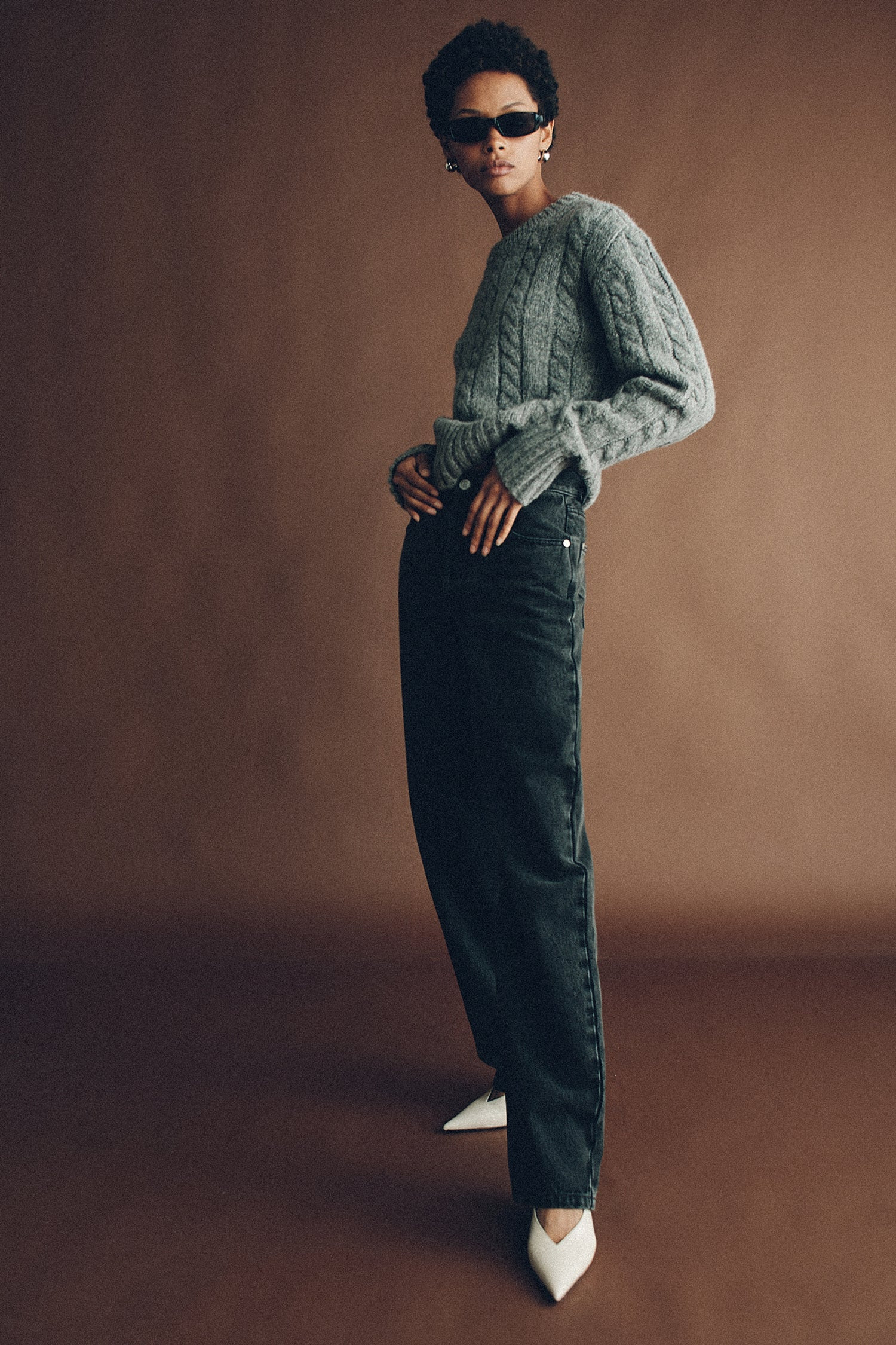 Ryan Straight Leg Jean Charcoal | Hansen and Gretel