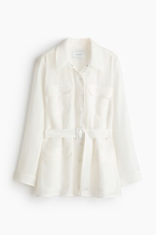 Belted viscose-blend shorts | H&M (UK, MY, IN, SG, PH, TW, HK)