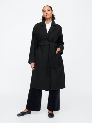 Relaxed Wrap Topcoat | Gap Factory