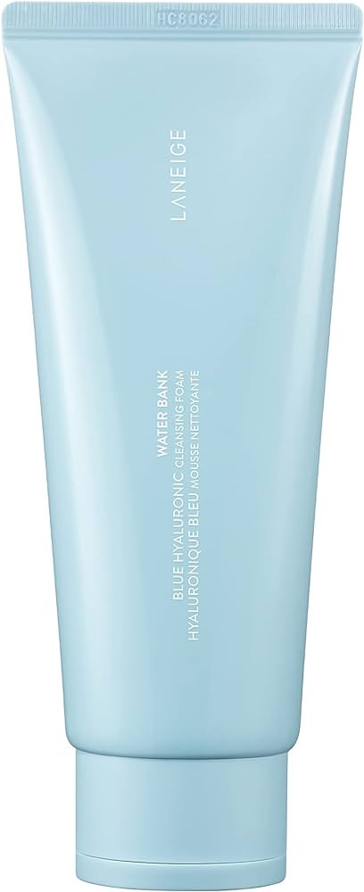 Amazon.com: LANEIGE Water Bank Cleansing Foam: Hyaluronic Acid, Papain, Visibly Smooth and Soften... | Amazon (US)