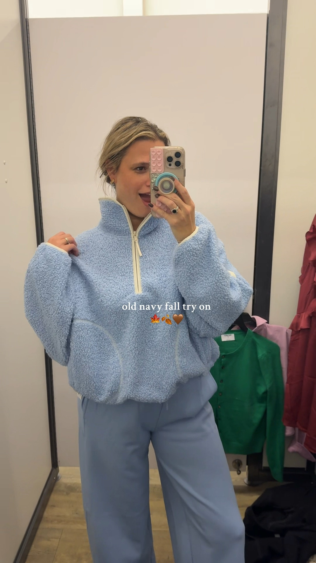 okkk old navy I see u 👀 and this isn’t even everything I bought and tried on lol almost everything is on sale & I def bought one of every color of the fleece pullovers! SUCH A GOOD PRICE! And not too hot for those of us that live in the South 😍

#LTKFindsUnder100 #LTKSaleAlert #LTKStyleTip