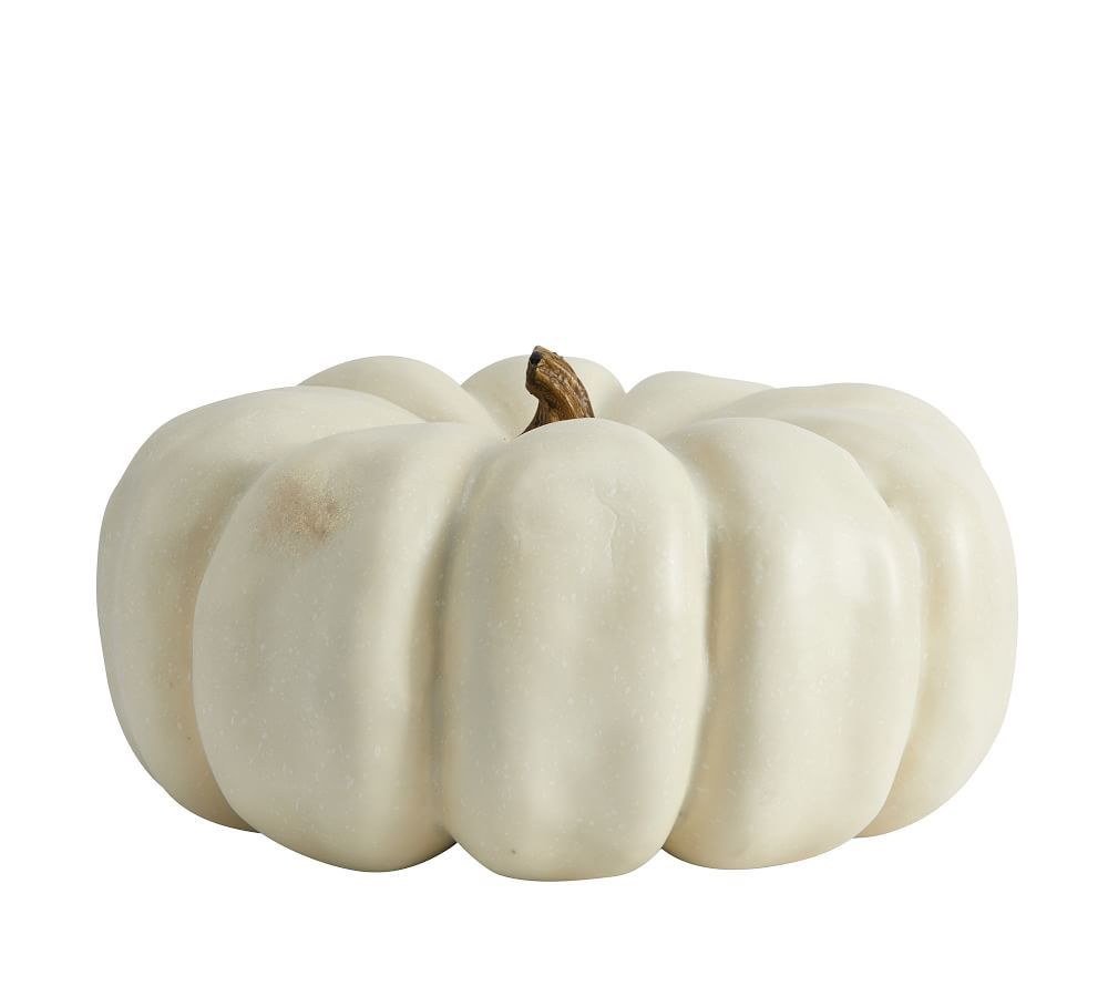 Faux Pumpkin, Ivory, Cinderella, 11.5" diameter | Pottery Barn (US)