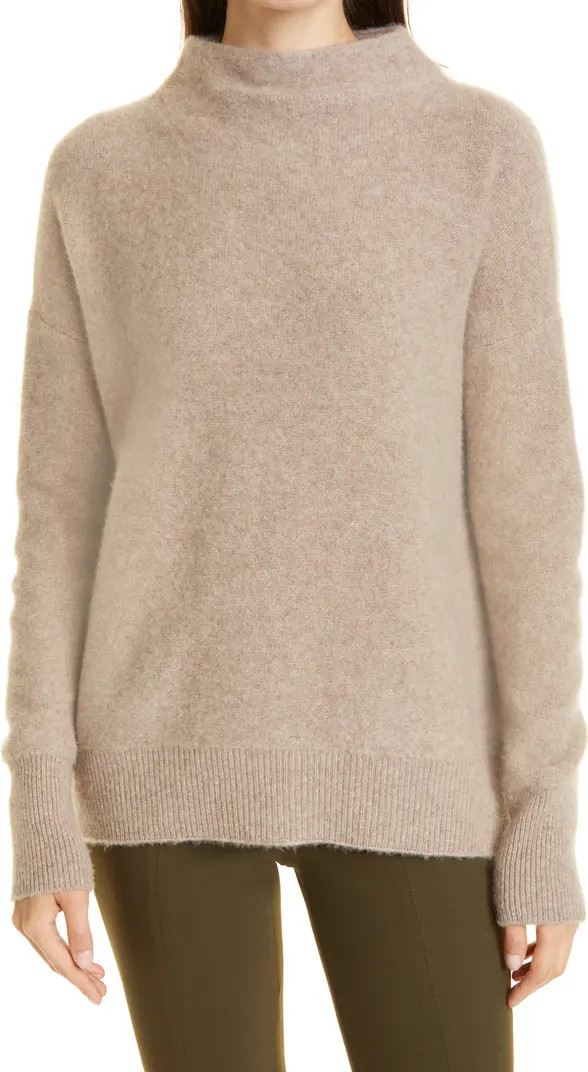 Boiled Cashmere Funnel Neck Pullover | Nordstrom