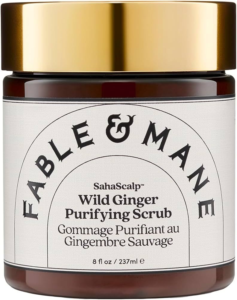 Fable & Mane SahaScalp Wild Ginger Purifying Scalp Scrub. Dry Scalp Treatment, Itchy Scalp Shampo... | Amazon (US)