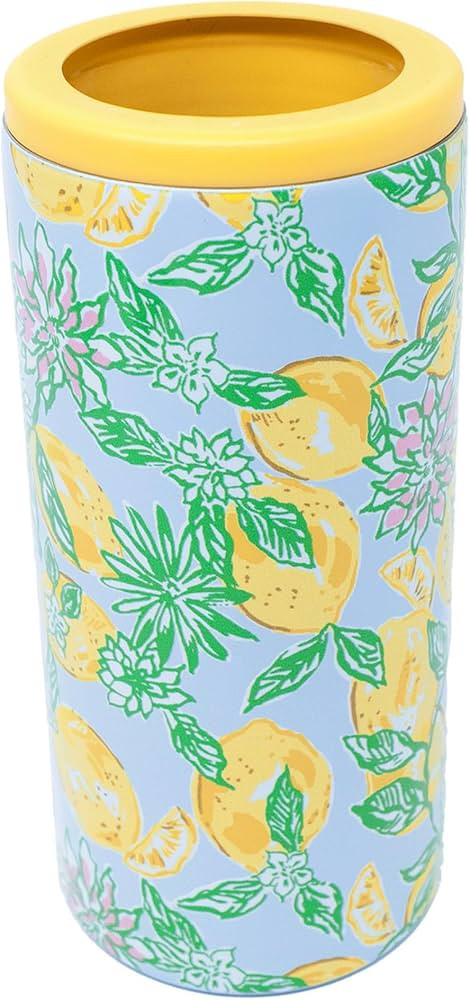 Lilly Pulitzer Insulated Skinny Can Holder, Cute Floral Can Cooler for the Beach or Pool, Make Le... | Amazon (US)