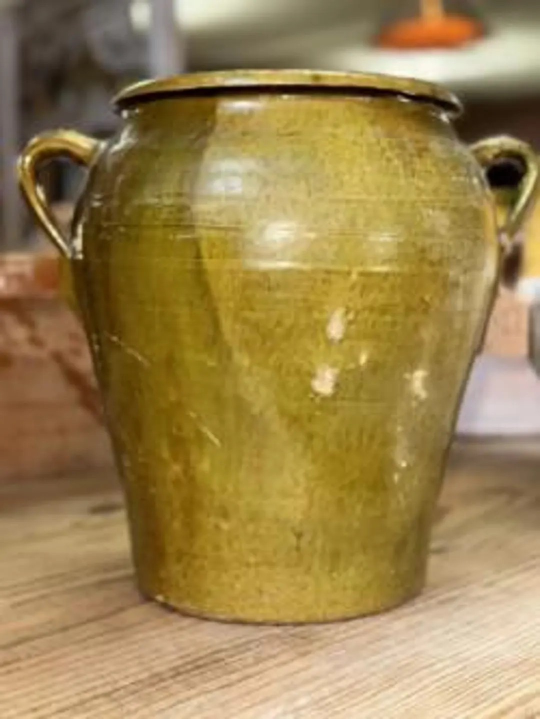 Antique French Confit Pot – Amber Glazed Terracotta Olive Jar With Handles - Etsy | Etsy (US)