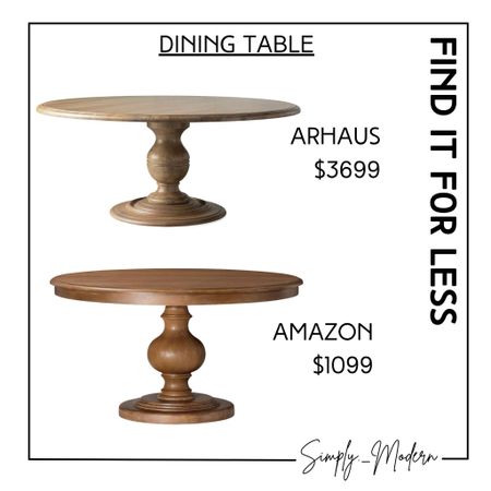 Find it for less- dining table
The Amazon one is available in 5 color choices- check it out!

#LTKsalealert #LTKhome