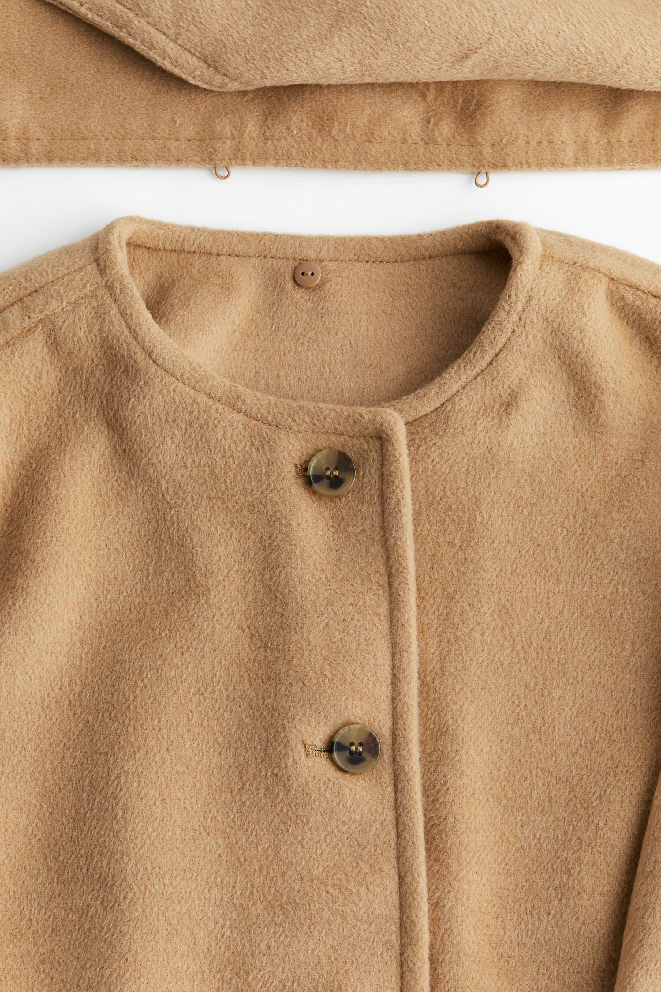 Felted jacket with scarf | H&M (UK, MY, IN, SG, PH, TW, HK)