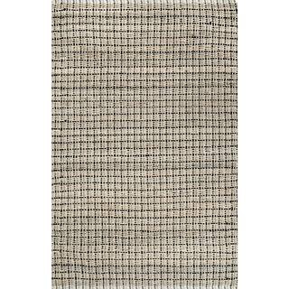 Monroe Casual Checkered Jute Neutral 8 ft. x 10 ft. Area Rug | The Home Depot