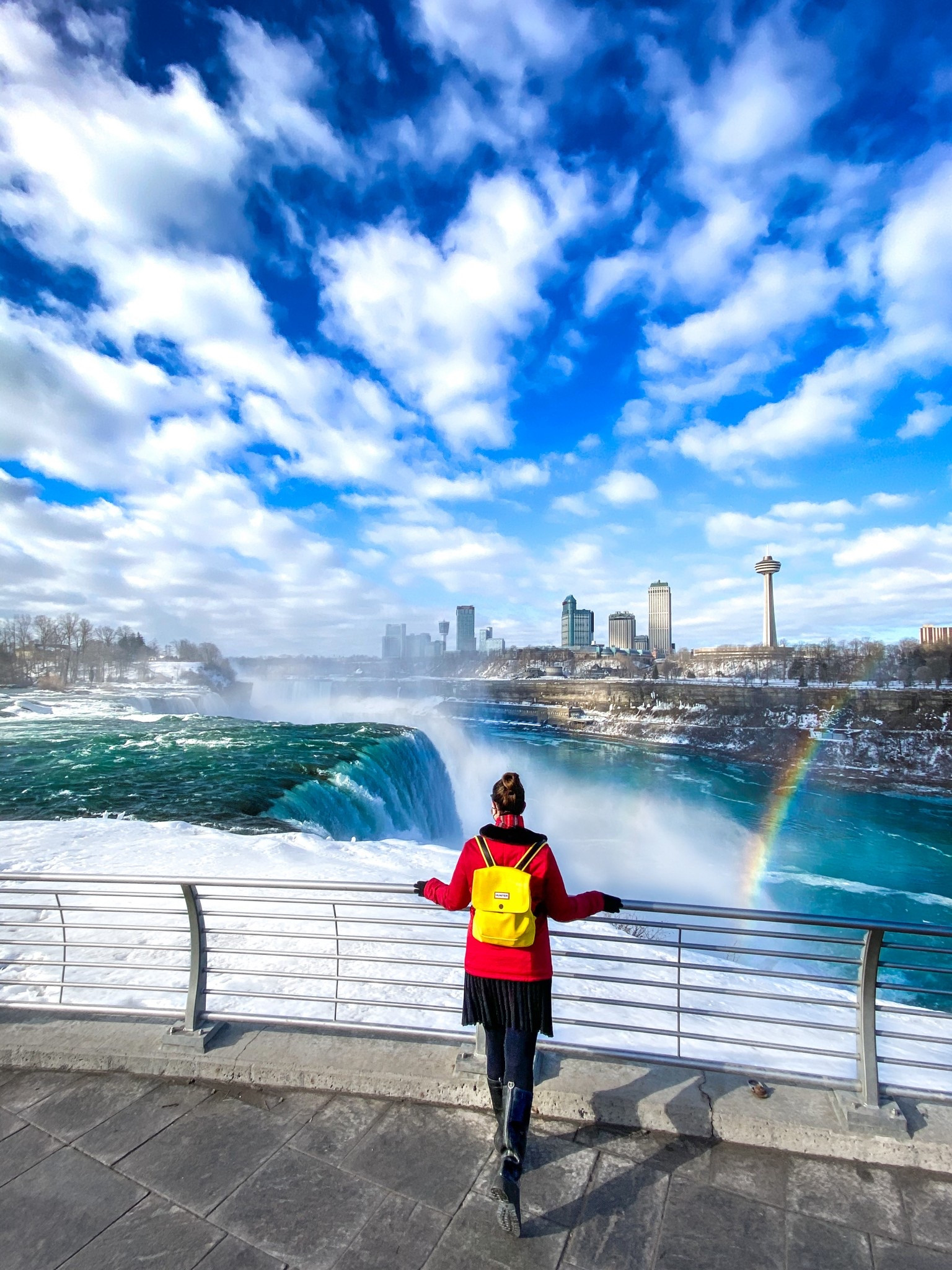 Happy Valentine’s Day! Love is in the air everywhere you look around.

Including the blue sky above and the misty gorge below Niagara Falls❣️

I (Marilee) was amazed to see the heart-shaped cloud above the rainbow below. And so happy that Paul captured it!

⭐️ Linking photographer Paul’s favorite camera gear

#LTKdayinmylife #LTKValentine #LTKTravel