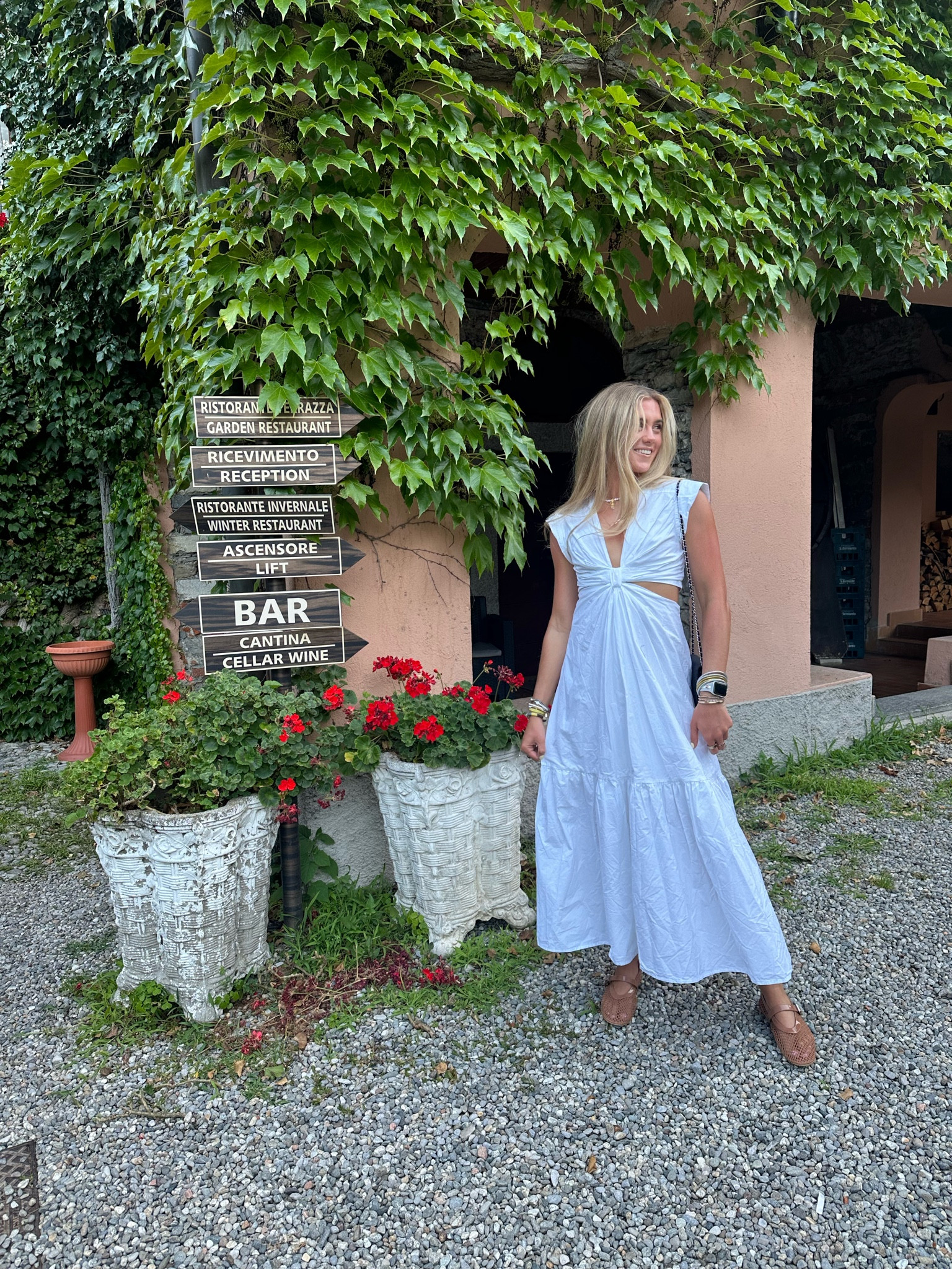 White ALC maxi dress. Rent the runway code SLOANERTR. Amazon brown ballet flats  DOEYG Mesh Ballet Flats for Women Buckle Strap Comfy Casual Office Flat Heel Fishnet Ballerina Shoes. Lake como Italy. Italy. European travel. European vacation. #outfit #fashion #style #ootd #ootn #outfitoftheday #fashionstyle  #outfitinspiration #outfitinspo #tryon #tryonhaul#lookbook #outfitideas #currentlywearing #styleinspo #outfitinspiration outfit, outfit of the day, outfit inspo, outfit ideas, styling, try on, fashion, affordable fashion. 

#LTKTravel #LTKStyleTip #LTKSeasonal