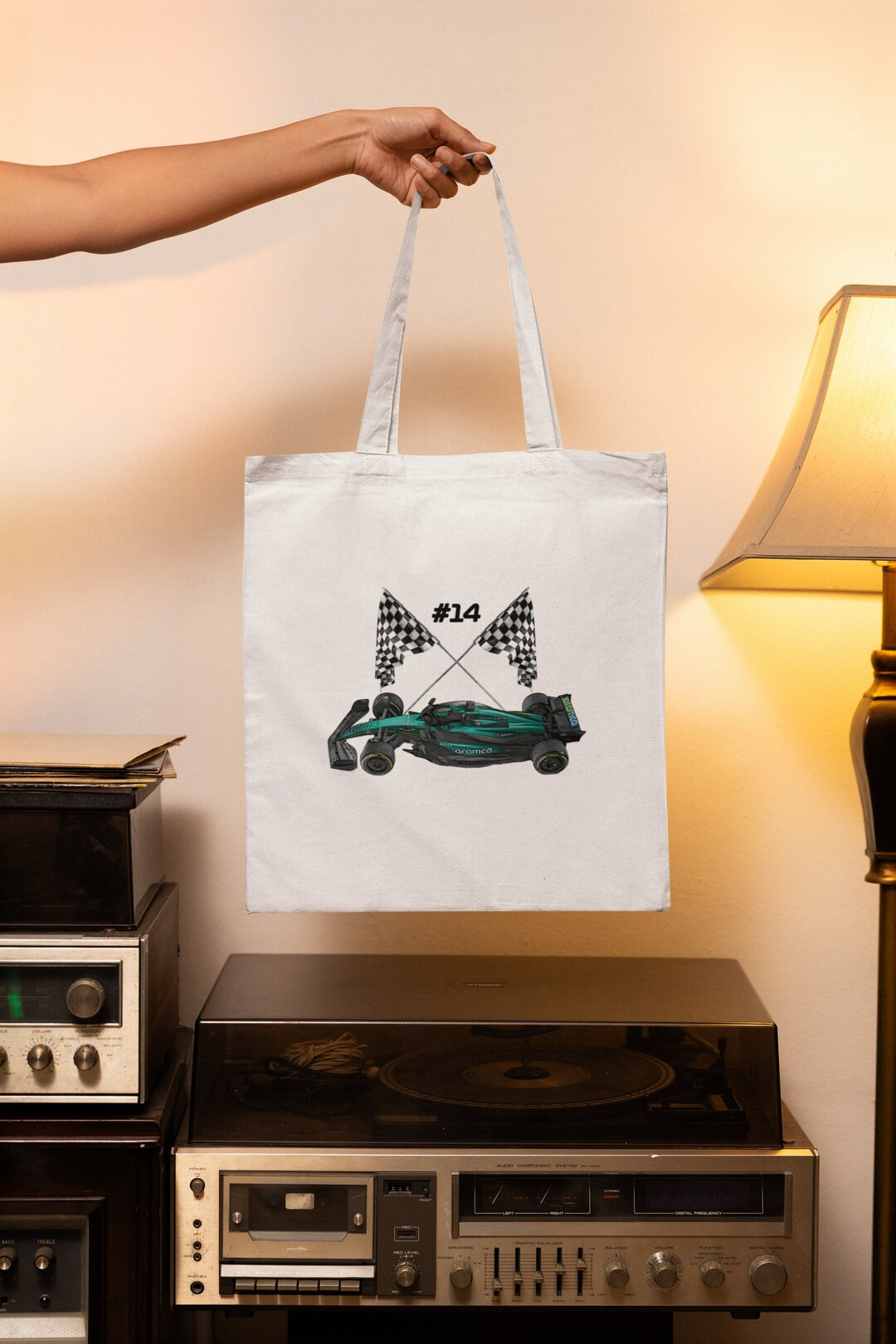 Formula One Tote Bag- Aston Martin Flags - F1 merch - Fernando Alonso and Lance Stroll | Etsy (US)