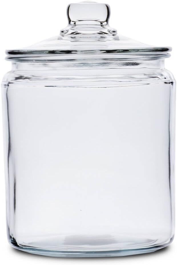 Anchor Hocking 77916 Heritage Hill Canister, Glass, 1/2-Gallon | Amazon (US)