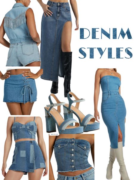 New denim style pieces! Heels, dresses, skirts, and more!



#LTKfindsunder50 #LTKFestival #LTKstyletip
