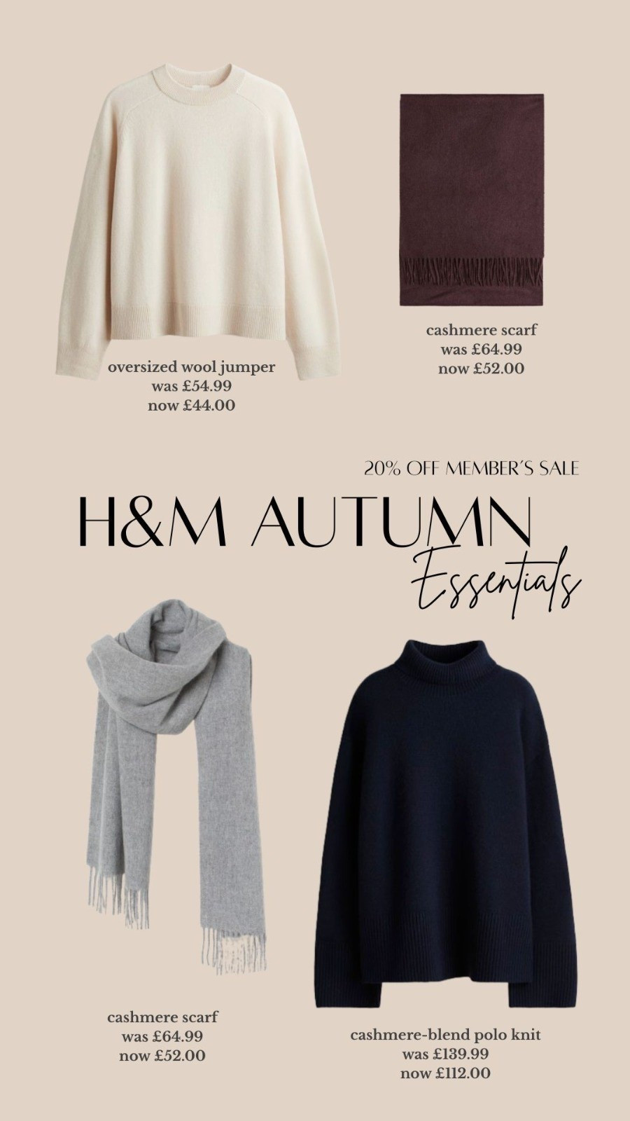 My AW high quality essentials - all 20% off!!

#LTKautumn #LTKCyberWeek #LTKuk