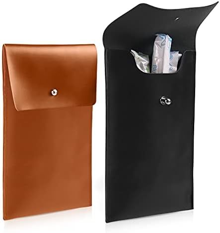 Tuciyke Tampon Storage Bag,Leather Tampon Organizer Bag Pack of 2 Small Pouch for Feminine Products  | Amazon (US)