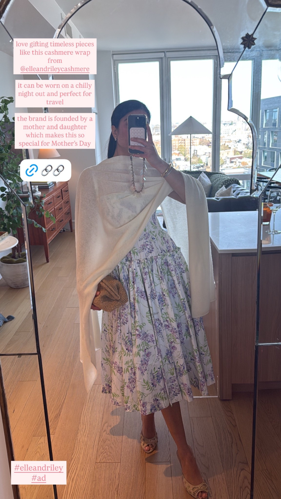 timeless and gorgeous cashmere wrap from Elle & Riley Cashmere would make for a great gift this Mother’s Day. Use “ALIKI15” for 15% off any order over $200  #ad  