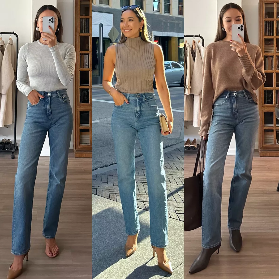 5 Ways to Style Straight Leg Jeans - LIFE WITH JAZZ