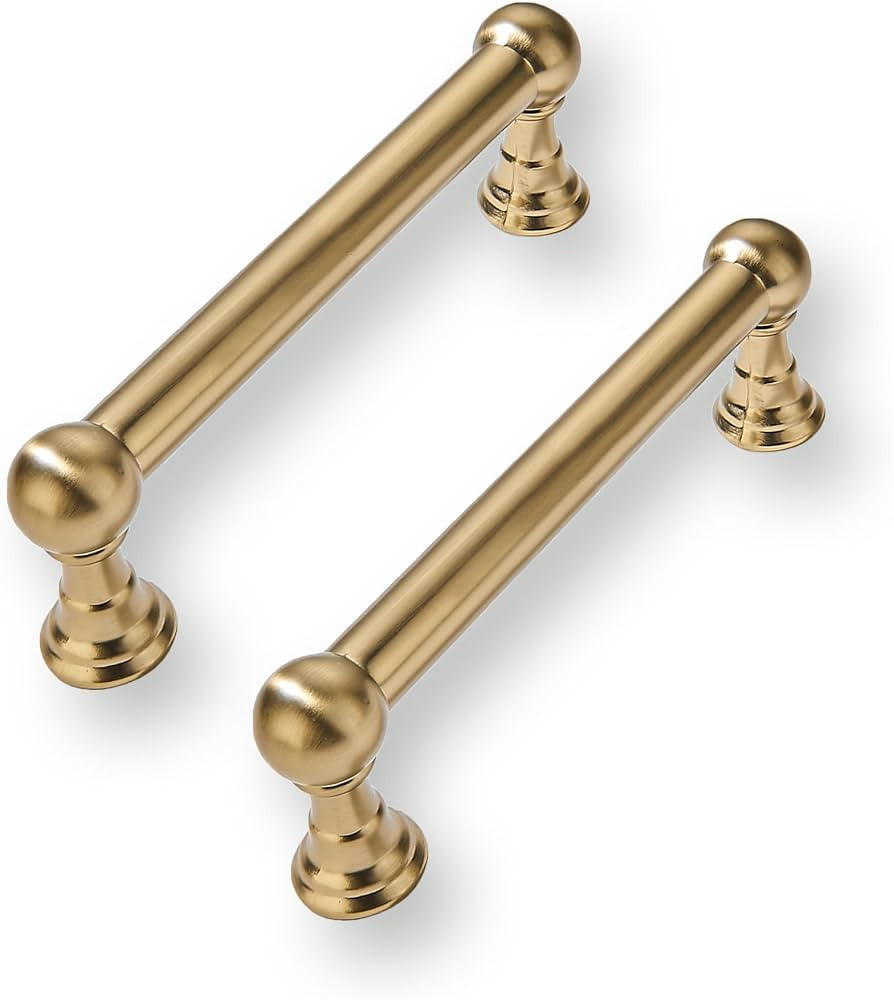 10 Pack 3 Inch Solid Kitchen Cabinet Handles Champagne Bronze Heavy Duty Cabinet Pulls Drawer Pul... | Amazon (US)