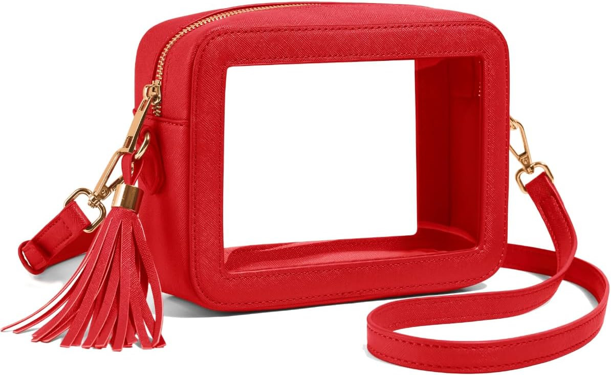 Clear Bag for Stadium Events Clear Purse Stadium Approved for Women | Amazon (US)
