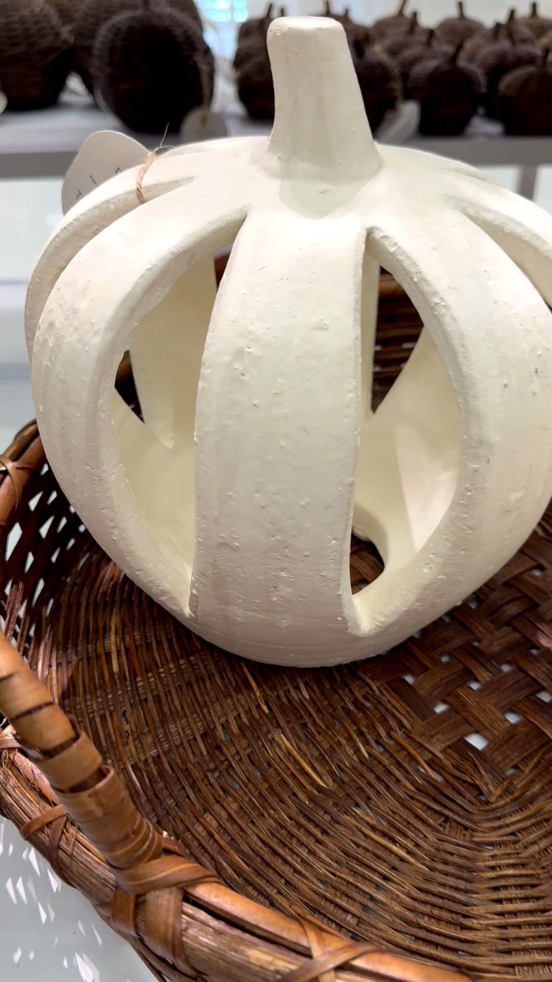 I’m loving these rustic ceramic fall pumpkins. The open design gives them such a unique and beautiful shape. 🎃 

They come in two sizes and look great together or individually. Perfect for a fall tablescape, entryway, sideboard, or mantle. 🍂

And if you’re a mosaic artist, this would also make a fun substrate for your tile work. For mosaic tips, tutorials + inspiration please visit my YouTube channel: YouTube.com/julieweilbacher, and follow @julieweilbacher on Instagram.

#rusticpumpkindecor #ceramicpumpkin #fallhomedecor #target #falltablescape #whitepumpkin #mosaic #modernpumpkindecor

#LTKHome #LTKSeasonal